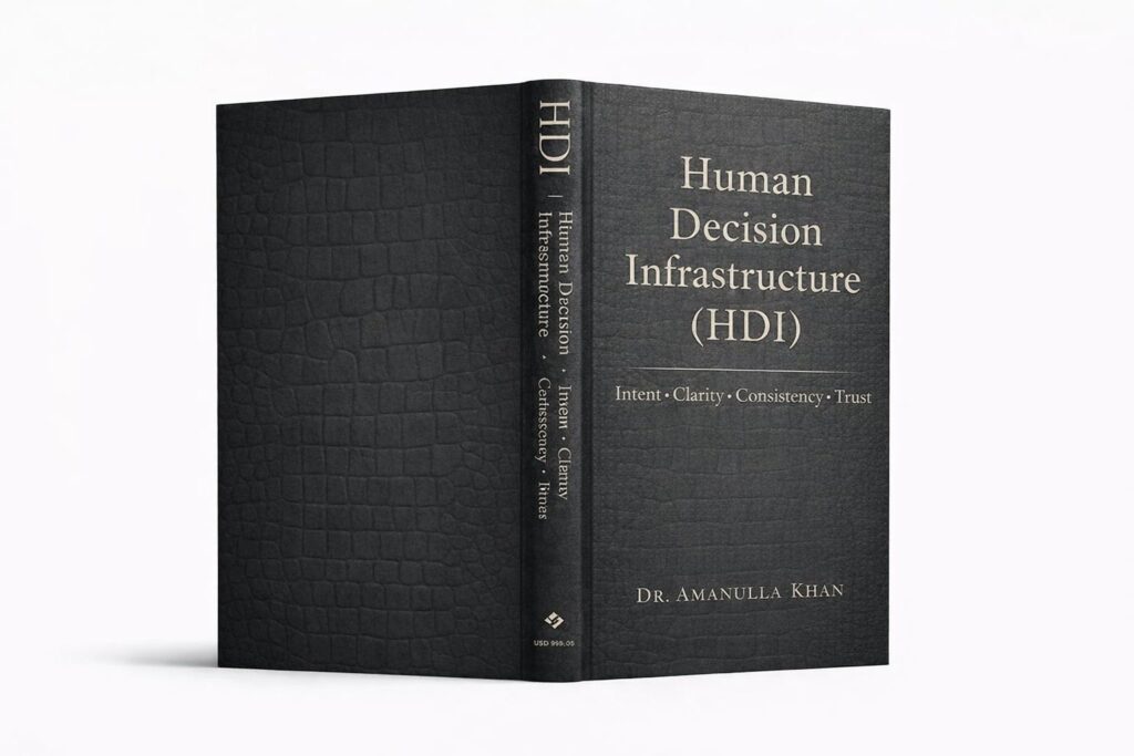HDI Human Decision Infrastructure - Dr Amanulla Khan